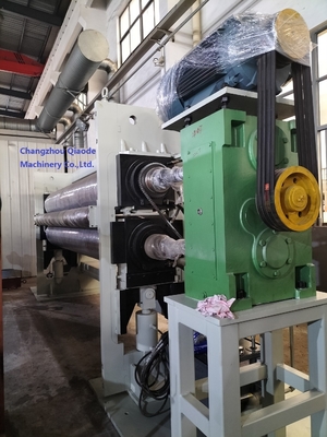 φ480×3700 Calender Roller Machine การใช้งานผ้านอนวูฟเวน