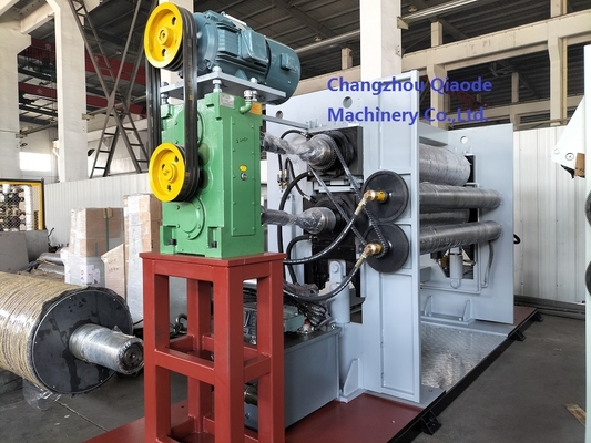 420 × 2020 เครื่องรีดผ้าสองลูกกลิ้ง 150m / นาที