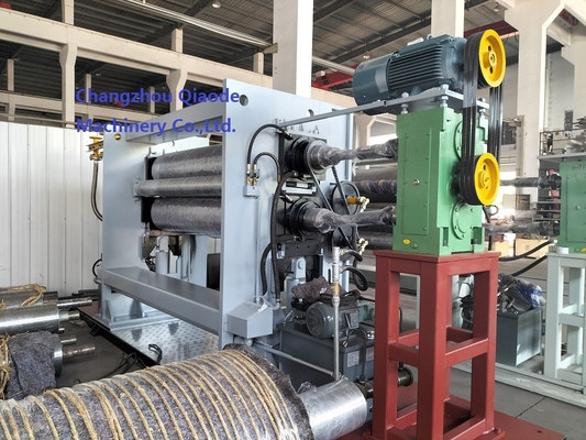 420 × 2020 เครื่องรีดผ้าสองลูกกลิ้ง 150m / นาที