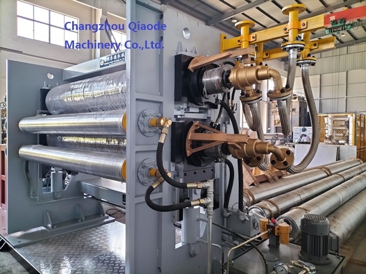420 × 2020 เครื่องรีดผ้าสองลูกกลิ้ง 150m / นาที