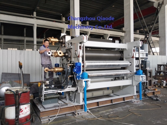 Y Type Three Roller เครื่องรีดผ้า 480 × 2020