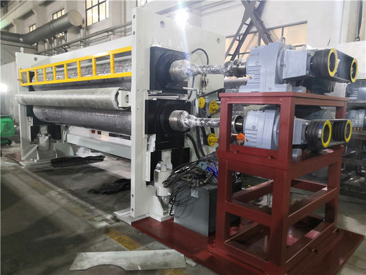 850mm Calendar Rolling Machine , High Speed Fabric Calender Machine