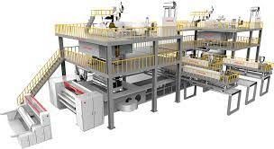 2.4 Meters SMS Nonwoven Machine , Spunbond Production Line